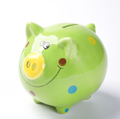 Alcancía de cerámica creativa