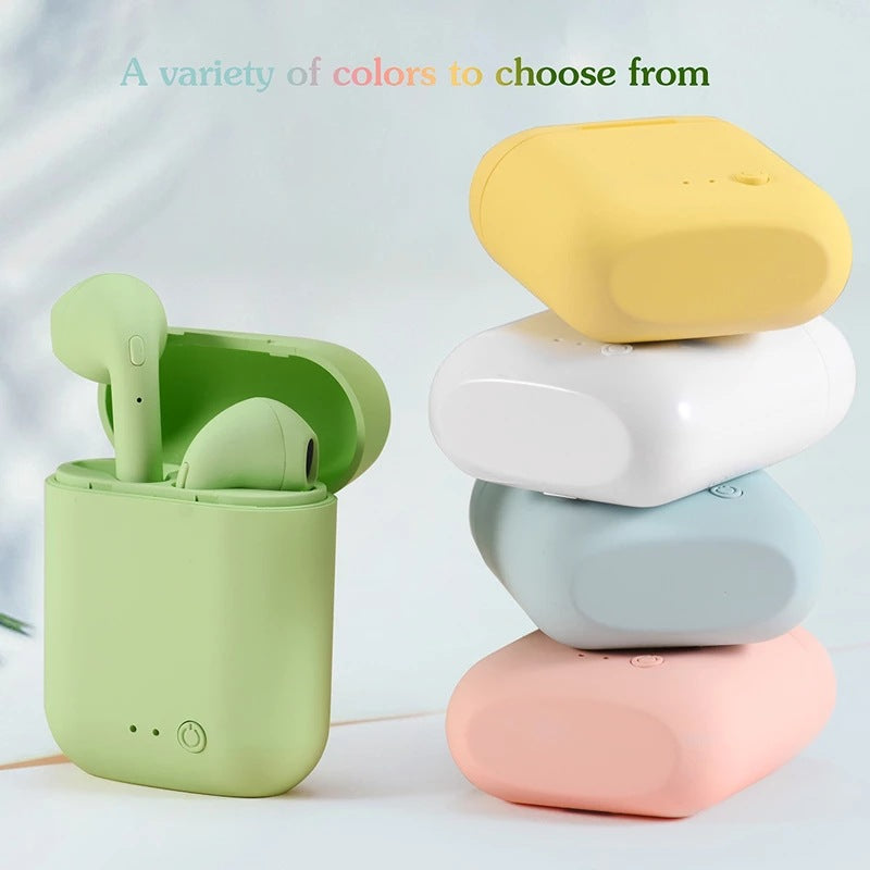 Audífonos Bluetooth TWS Binaural Mini Macaron I7mini