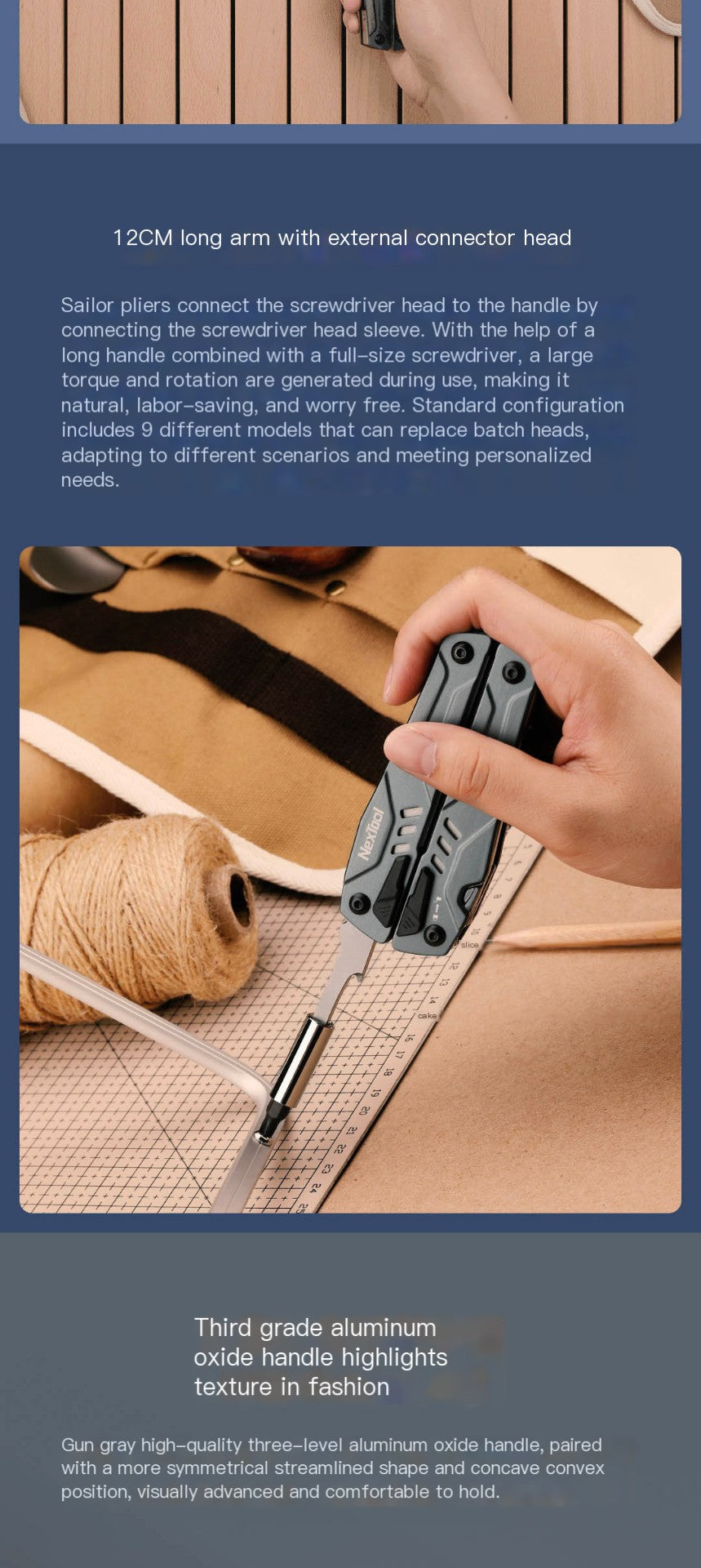 Pinzas Multifuncionales para Uso Doméstico o Herramientas