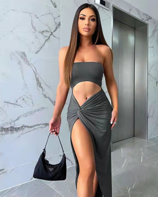 Vestido Midi con aberturas