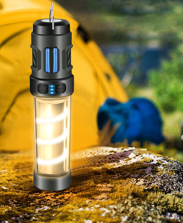 Repelente de mosquitos para exteriores con luz de camping - Lámpara repelente de mosquitos recargable para exteriores