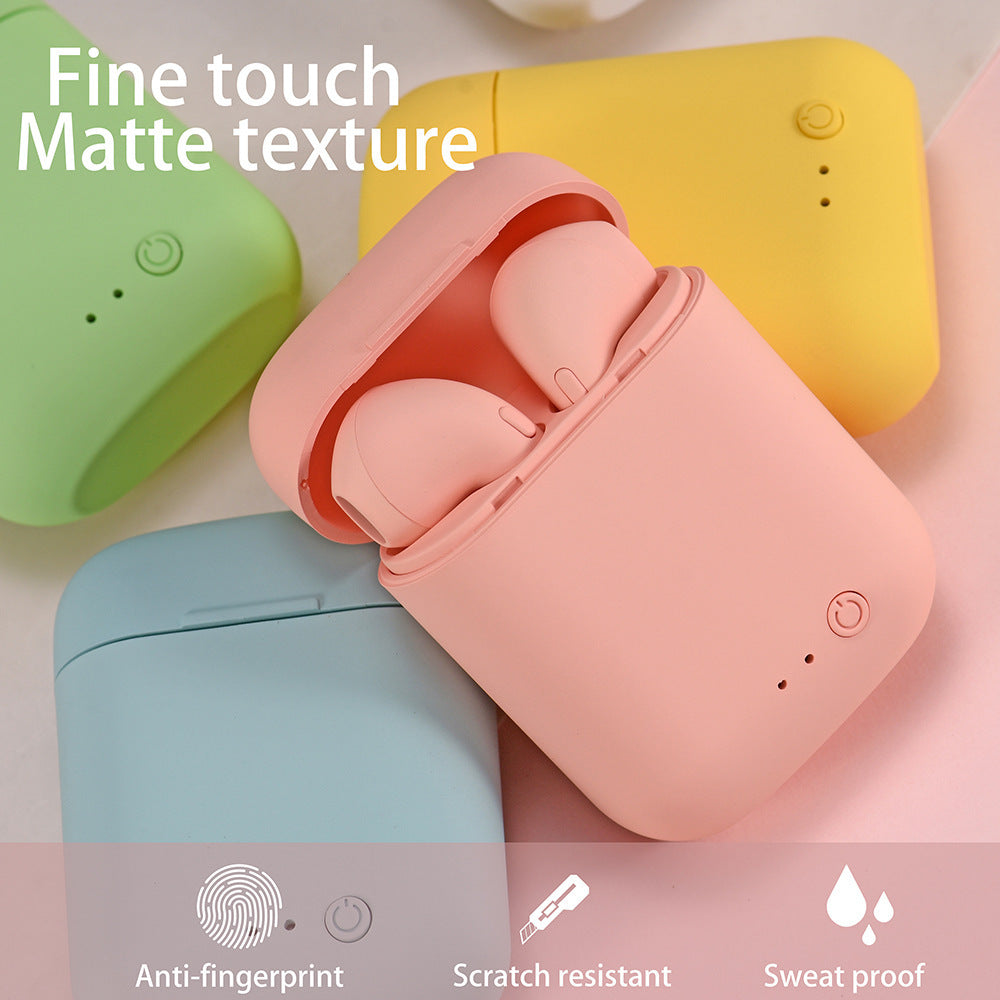 Audífonos Bluetooth TWS Binaural Mini Macaron I7mini
