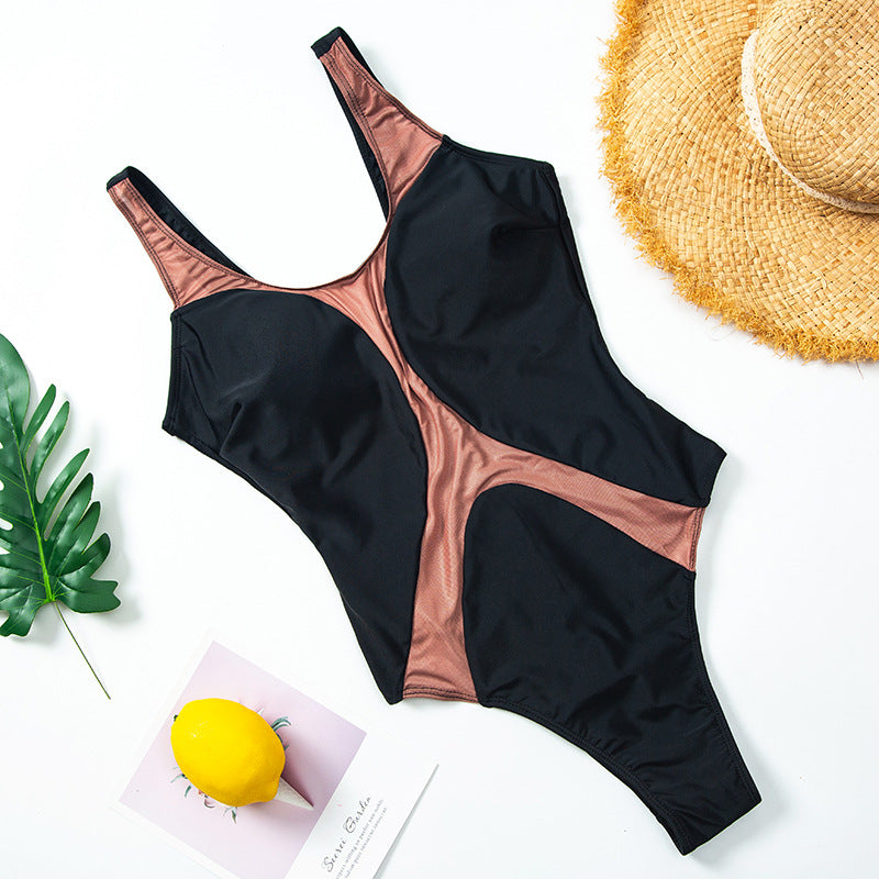 Aura: Traje de Baño de Una Pieza & Inserciones de Malla