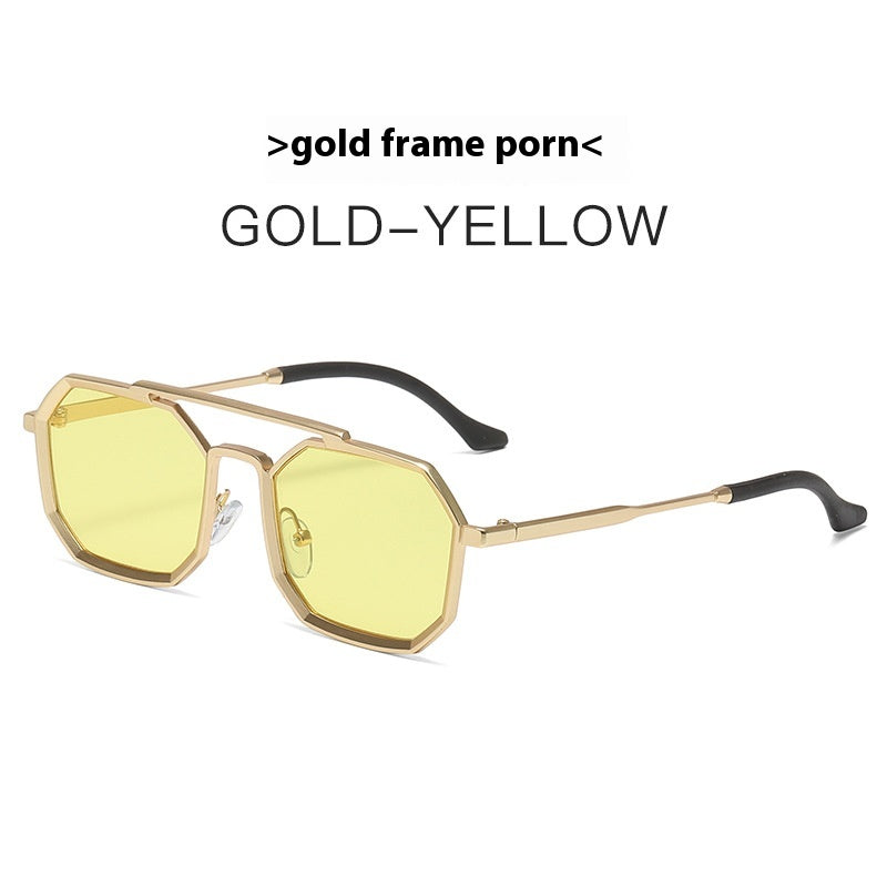 Lentes unisex para sol con doble puente