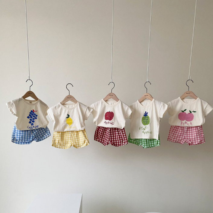 Conjunto de frutas para niños