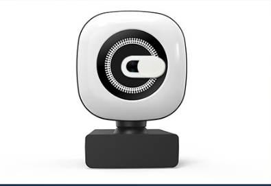 Cámara webcam HD con luz 4K USB