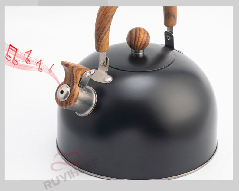 Hervidor de acero inoxidable con silbato 3L 2.5L