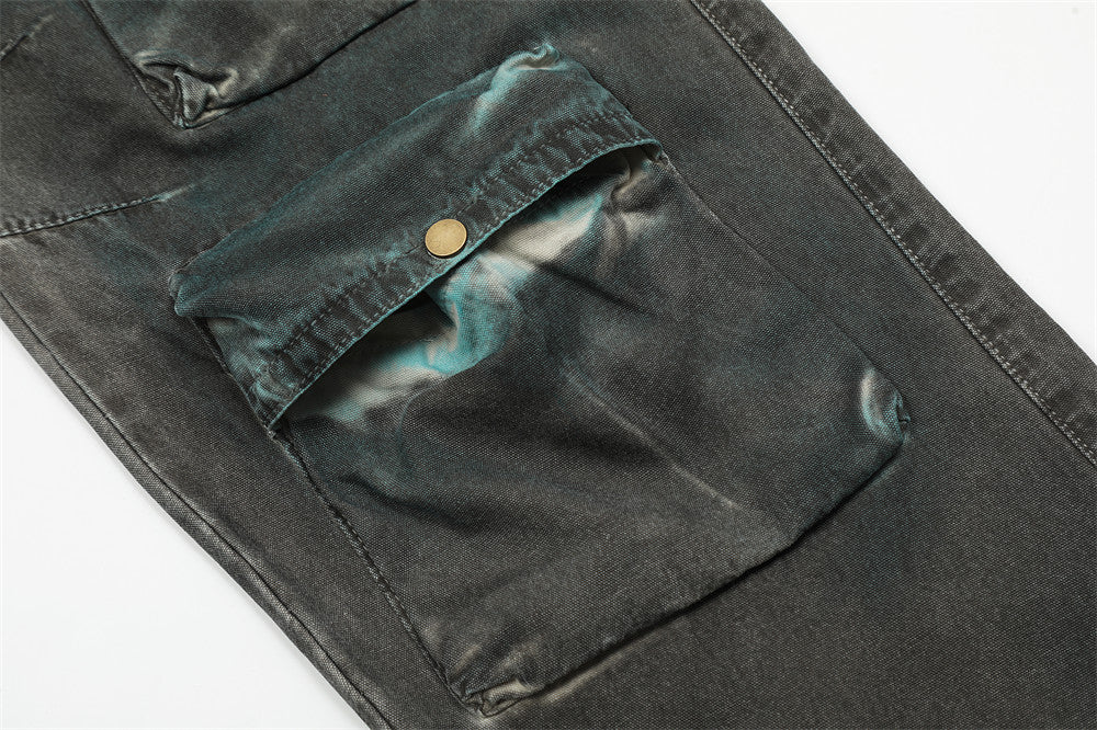 Cinturón ajustable suelto estilo jeans multibolsillos personalizados