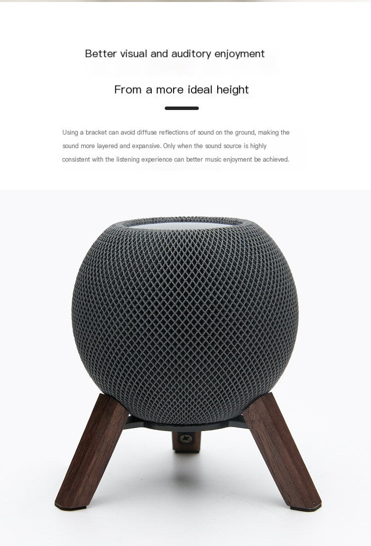 Soporte de madera para altavoz