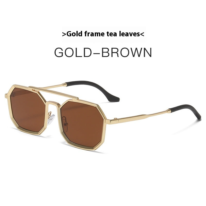 Lentes unisex para sol con doble puente