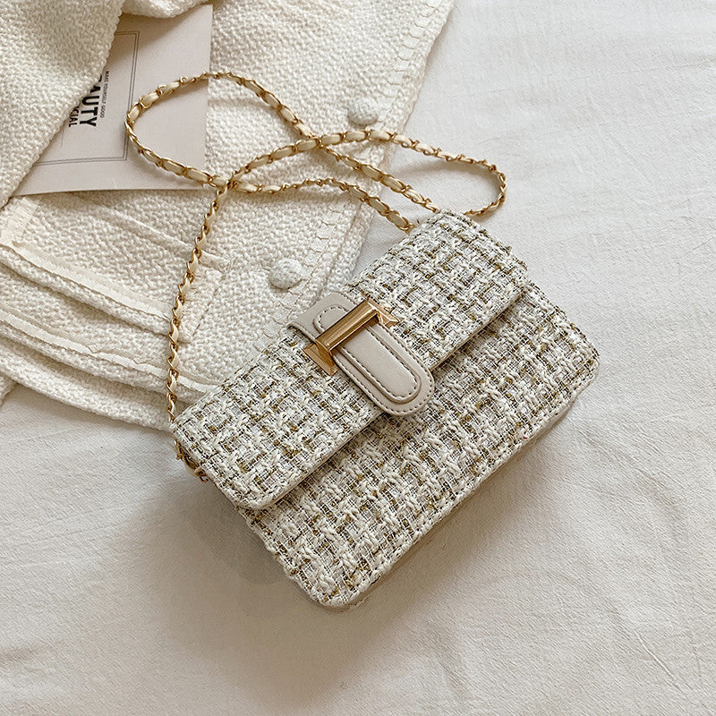 ELEVANI: Bolso Bandolera de Textura Entrelazada
