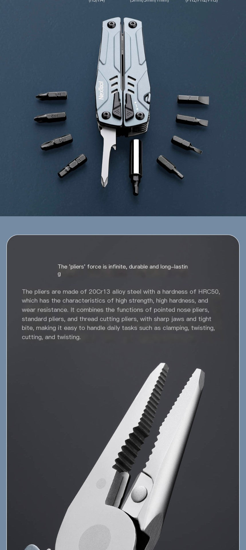 Pinzas Multifuncionales para Uso Doméstico o Herramientas