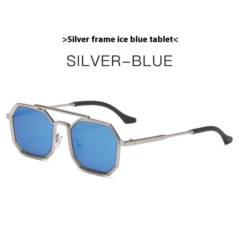 Lentes unisex para sol con doble puente