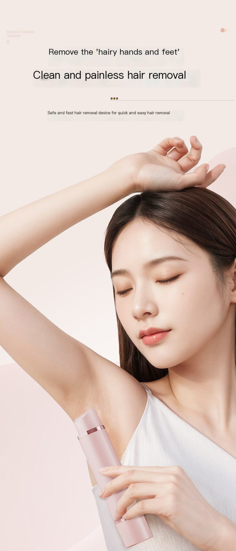 Depiladora eléctrica 2 en 1 – afeitadora y epiladora