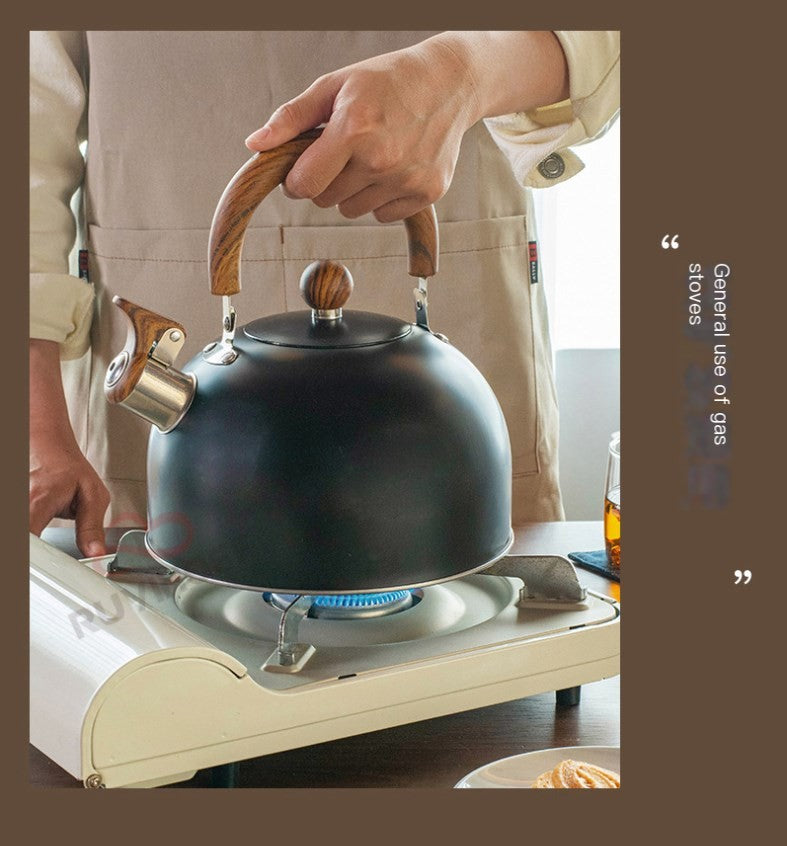 Hervidor de acero inoxidable con silbato 3L 2.5L