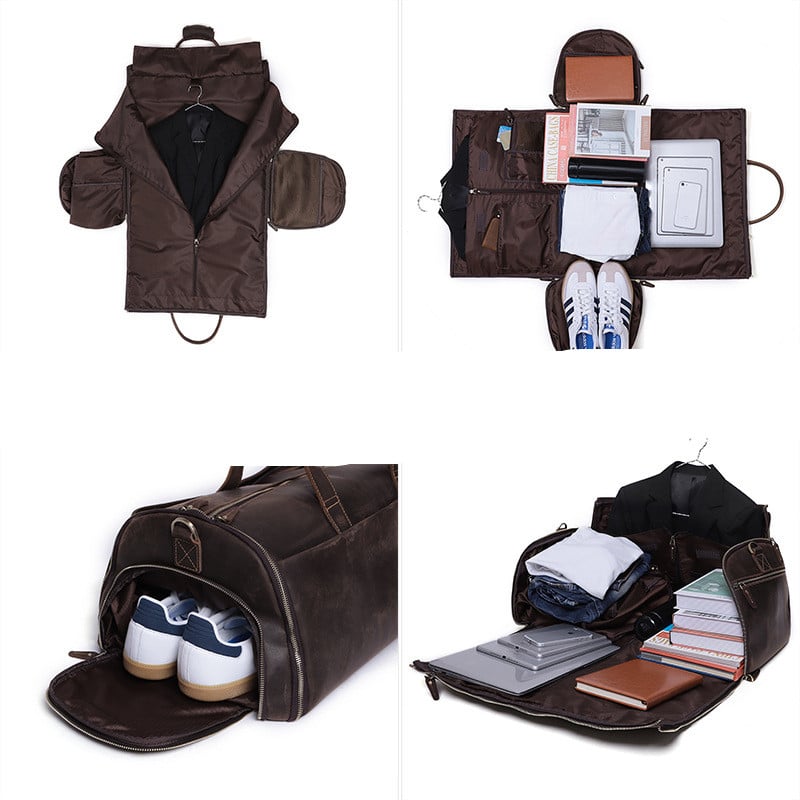 Bolsa retro vintage cuero