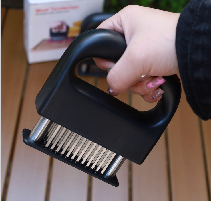 Ablandador de Carne con 48 Cuchillas de Acero Inoxidable