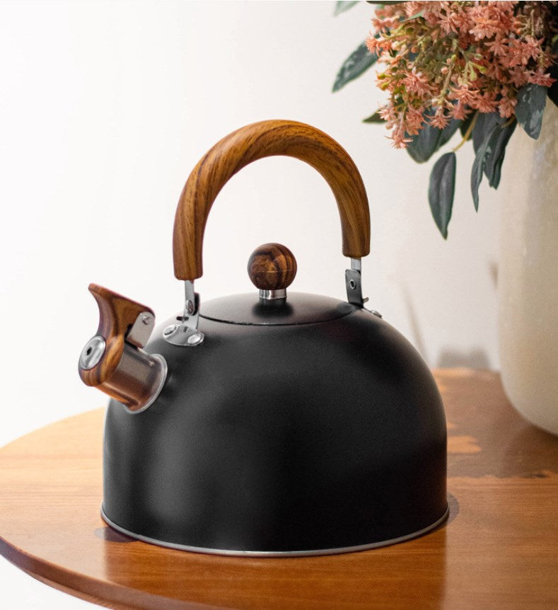 Hervidor de acero inoxidable con silbato 3L 2.5L