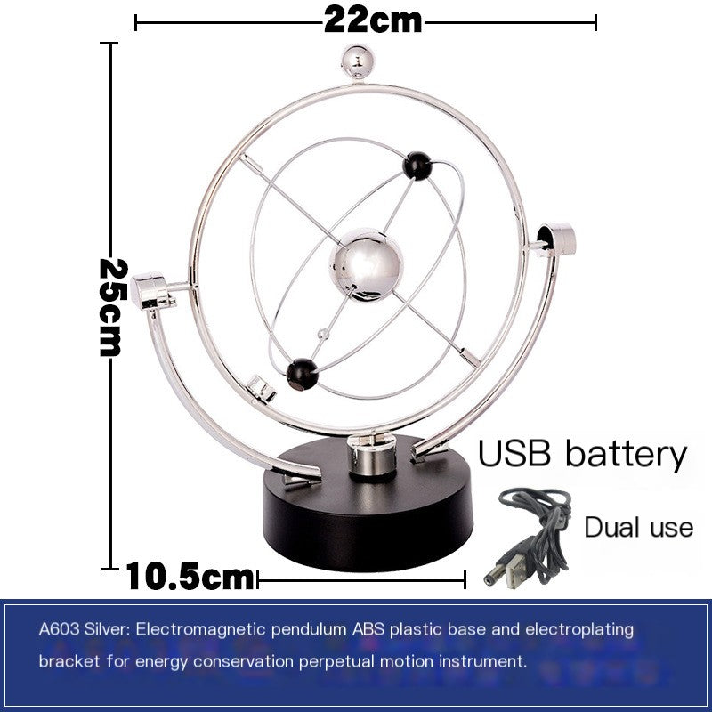 Balanza Newton creativa, medidor de movimiento perpetuo, levitación magnética, descompresión, física, juguete de escritorio, adorno, regalo.