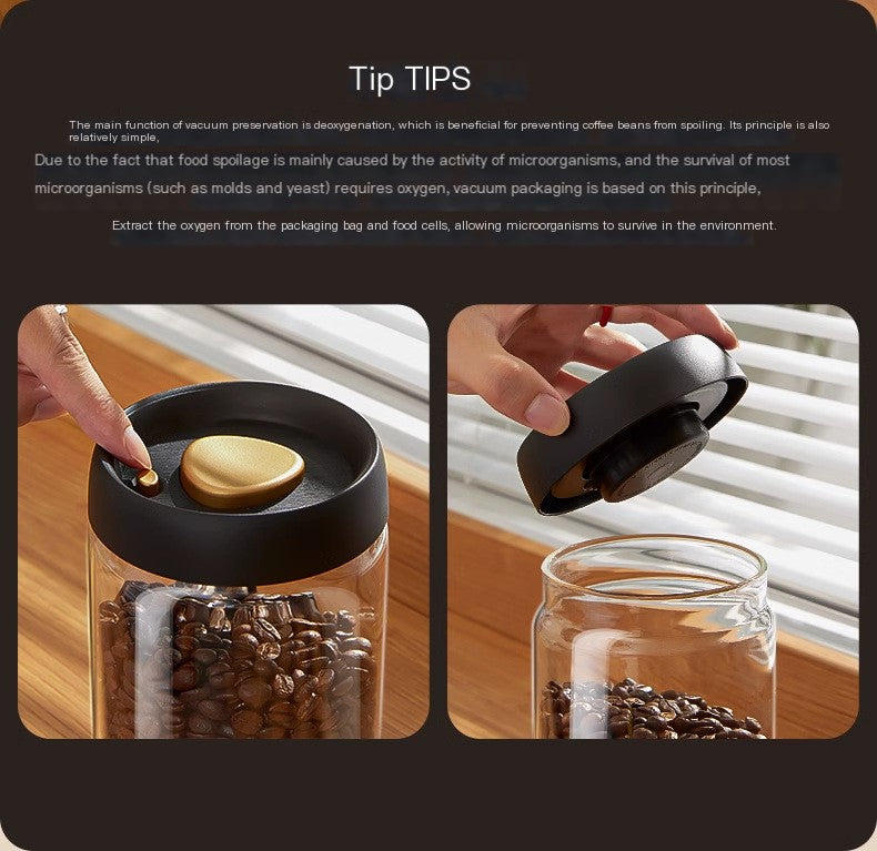 Olla de vidrio hermético Fortex para granos