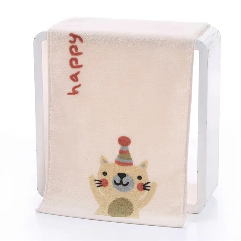 Toalla Facial de Algodón Suave para Baño