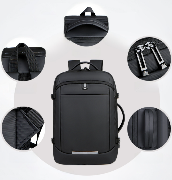 Mochila Expandible de Negocios (Hombre) - Impermeable para Laptop 16"