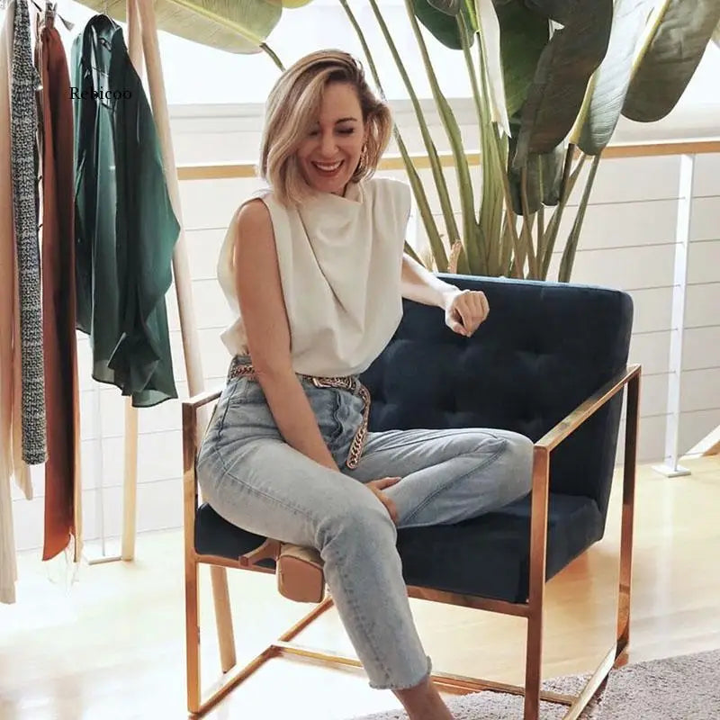 https://ae01.alicdn.com/kf/H28b91f1a00b74c7687e42bcd1bc502bdV/Draped-Collar-Womens-Tops-and-Blouses-Elegant-Sleeveless-Solid-Office-Blouse-Ladies-Shirt-Casual-Top-Female.jpg
