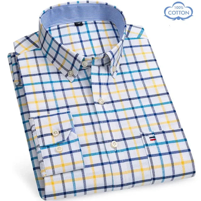 https://ae01.alicdn.com/kf/S5e60b378d573448ab478fb4224070433z/Men-Oxford-Fashion-100-Cotton-Long-Sleeve-Casual-Slim-Solid-Color-Plaid-Print-Stripe-Formal-Dress.jpg_640x640.jpg