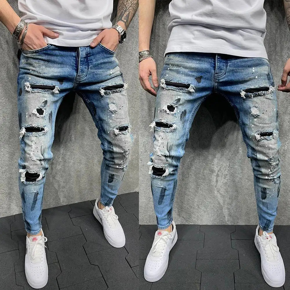 https://ae01.alicdn.com/kf/Sb25f23a688a94c419530c53655d33b64J/New-Fashion-Design-Hole-Slim-Jeans-Men-s-Paint-Ripped-Stitching-Skinny-Denim-Pants-Casual-Hollow.jpg