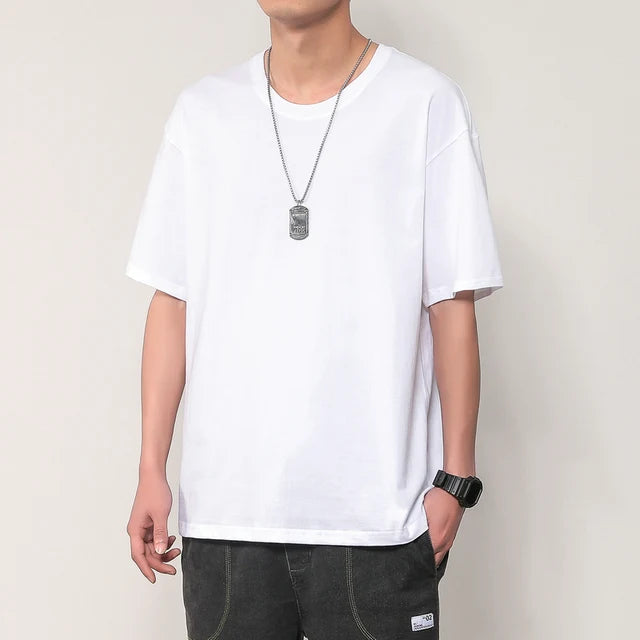 https://ae01.alicdn.com/kf/S75dbbec818774772b382cbef9d98d682Z/New-short-sleeve-t-shirt-men-s-summer-trend-couple-outfit-solid-color-base-solid-color.jpg_640x640.jpg
