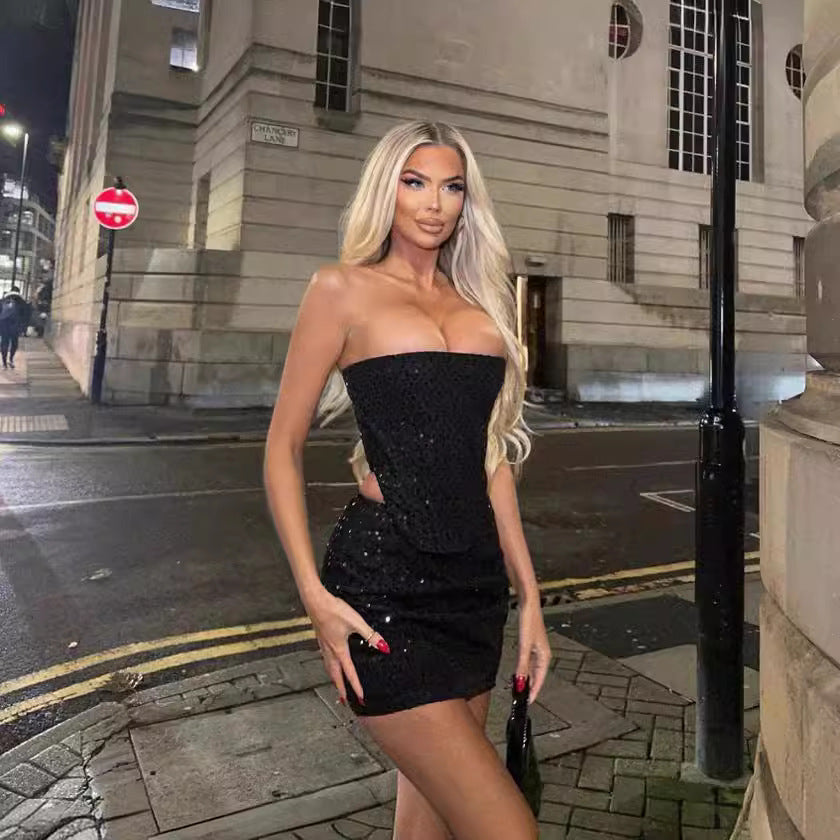 Conjunto encantador de brillos