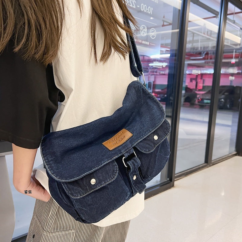 Bolsa estilo jeans retro