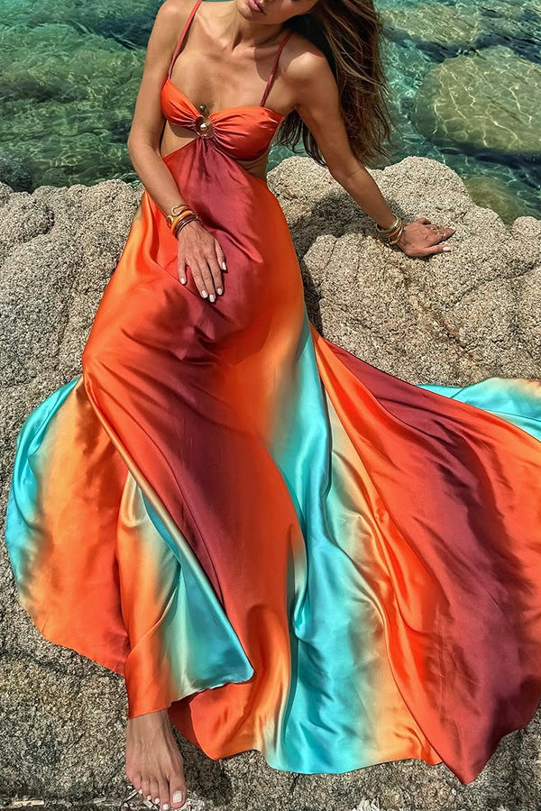 Vértice: Vestido largo Sunset