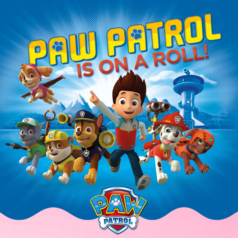 Estuche de lápices multicapa con dibujos de la Patrulla Canina