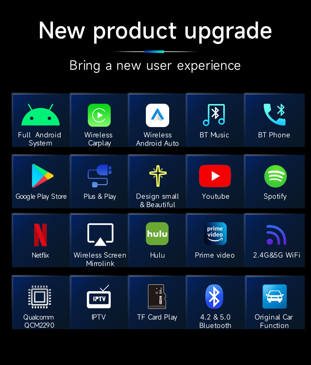 Carplay Android Box versión simple con Android Auto 11