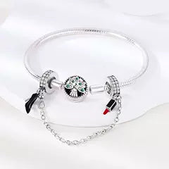 Cadena de Seguridad "Perrito" (Doguinho) de Plata Esterlina 925 para Pulseras