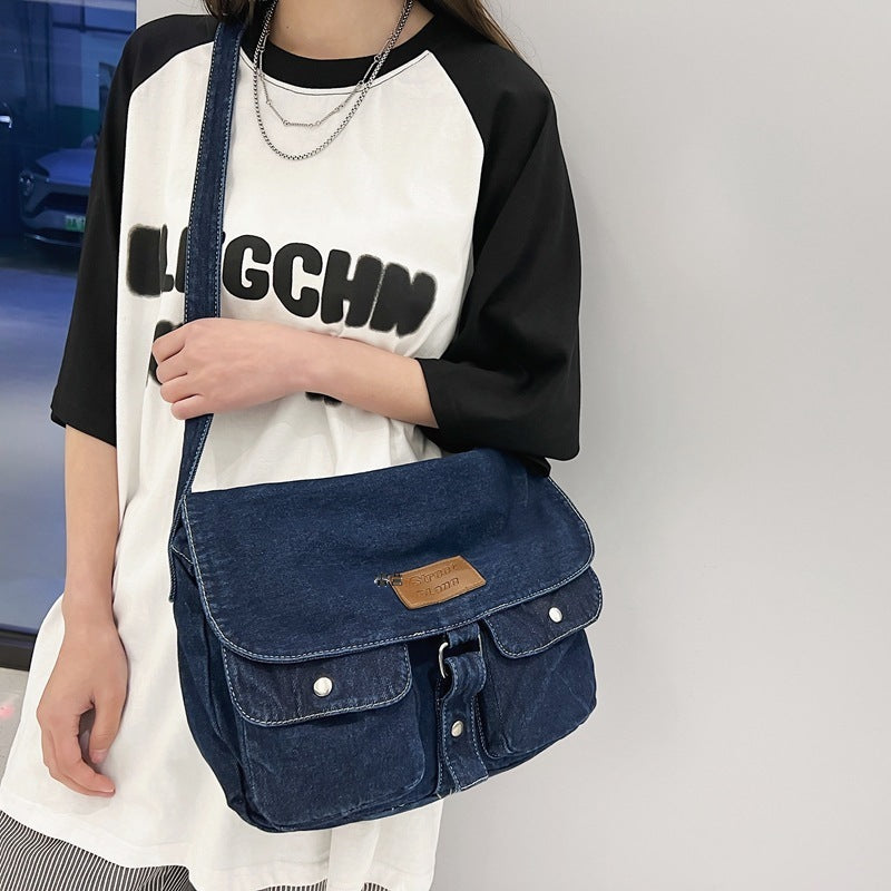 Bolsa estilo jeans retro