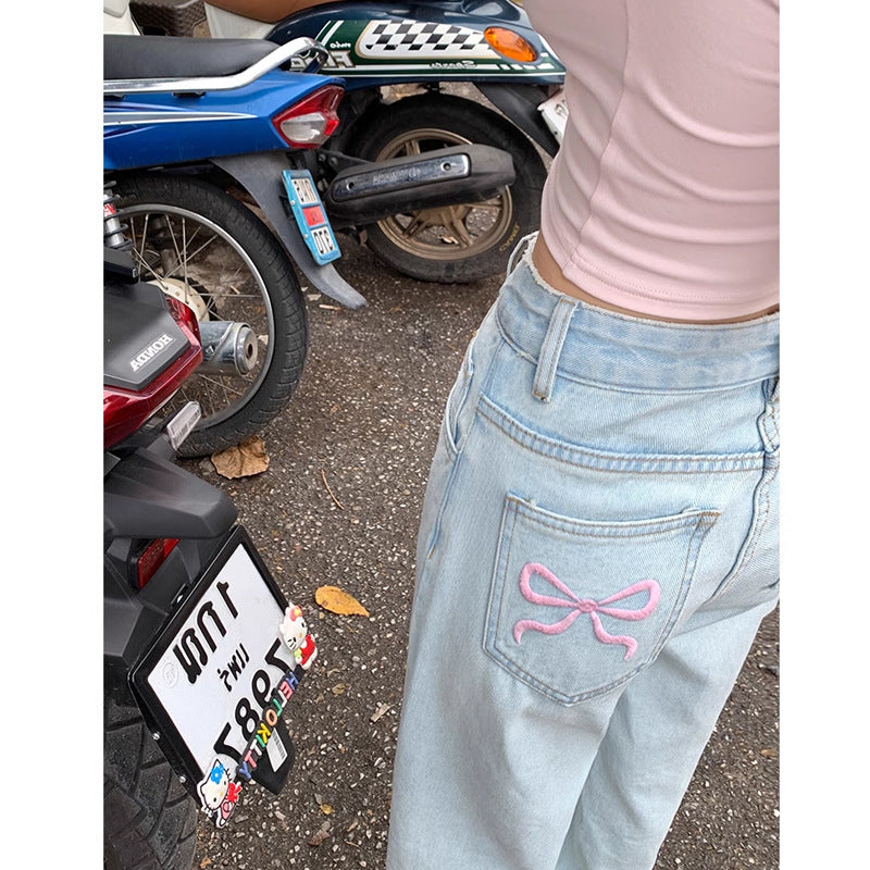 Jeans azules para mujer de alta calidad