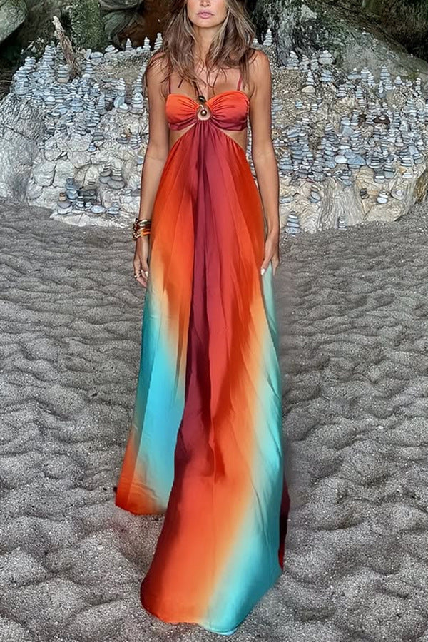 Vértice: Vestido largo Sunset