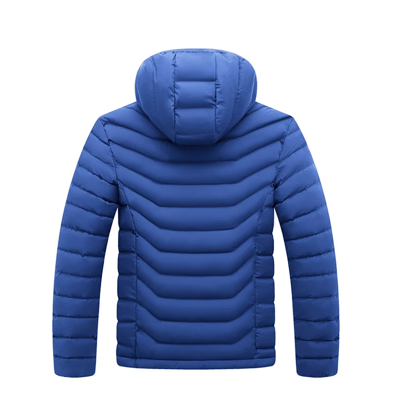 Viento: Chamarra informal con capucha para hombre