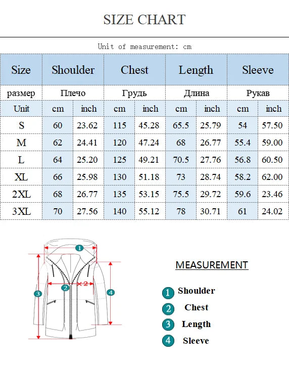 Abrigo holgado y cálido para hombre