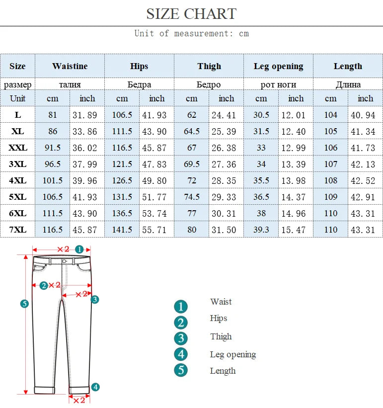 Pantalones vaqueros de mezclilla de peso medio para hombre, de tela de talla grande