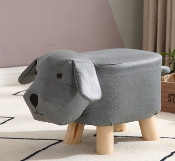 Banco Infantil de Madera con Diseño de Animal