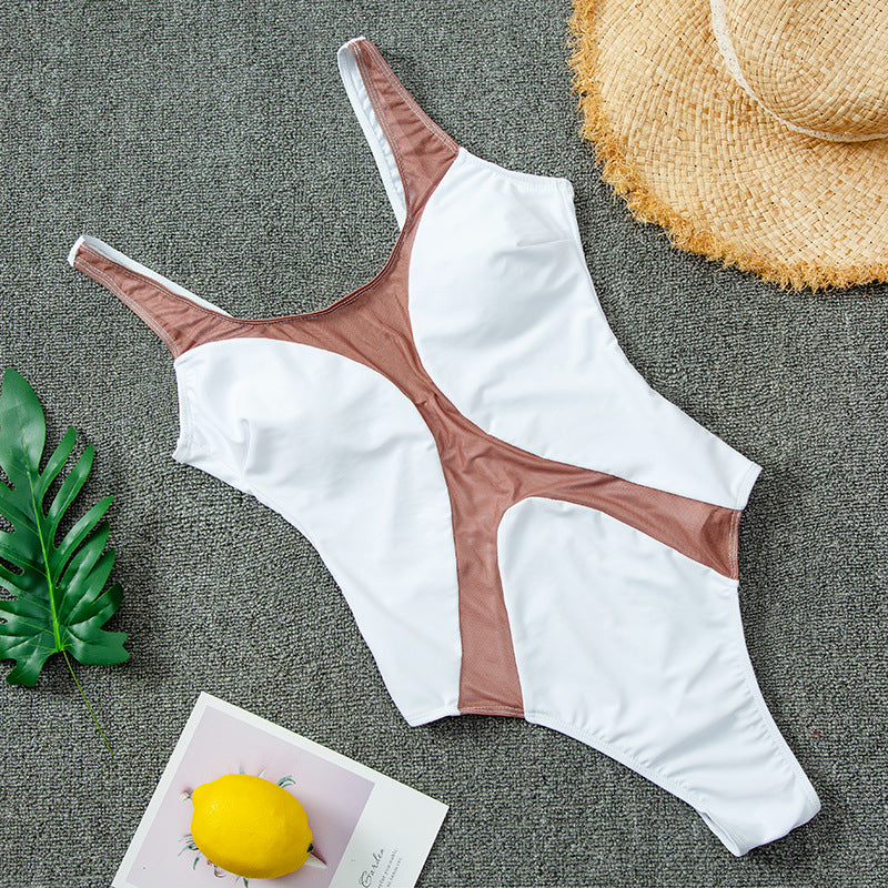 Aura: Traje de Baño de Una Pieza & Inserciones de Malla