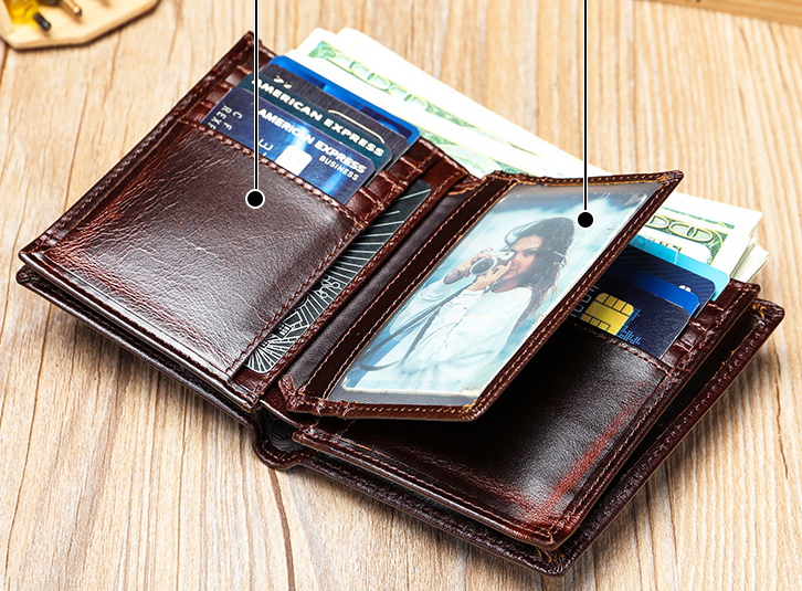 Cartera de Hombre Madrid de Piel Genuina – Elegancia y Calidad