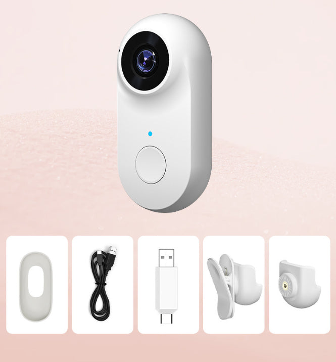 Mini cámara de acción 1080P tipo pulgar