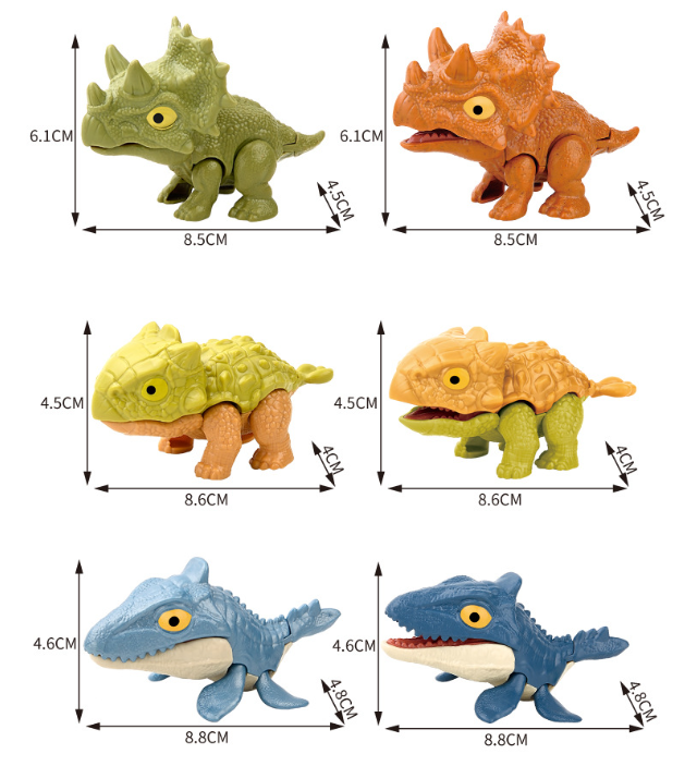 Juguete dinosaurio que muerde dedos