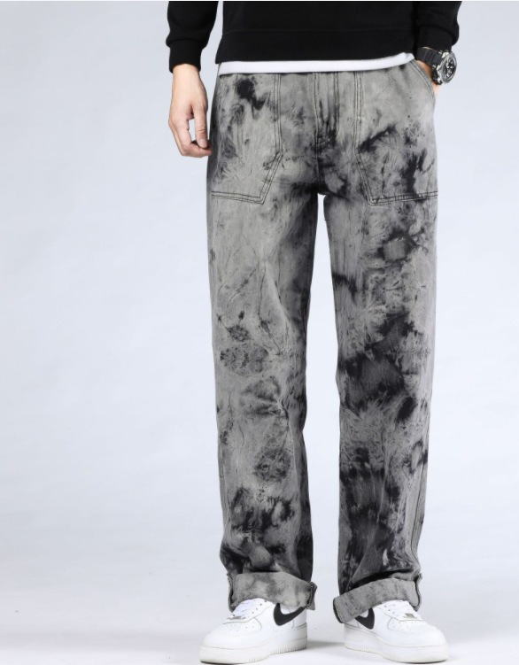 Pantalones de skate holgados y elegantes de talla grande para hombre