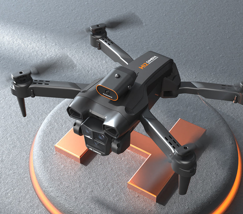 Drone Lanus 4K con triple cámara para principiantes