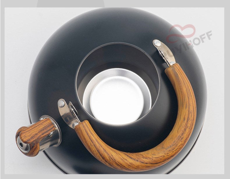 Hervidor de acero inoxidable con silbato 3L 2.5L